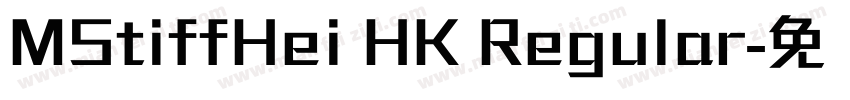 MStiffHei HK Regular字体转换